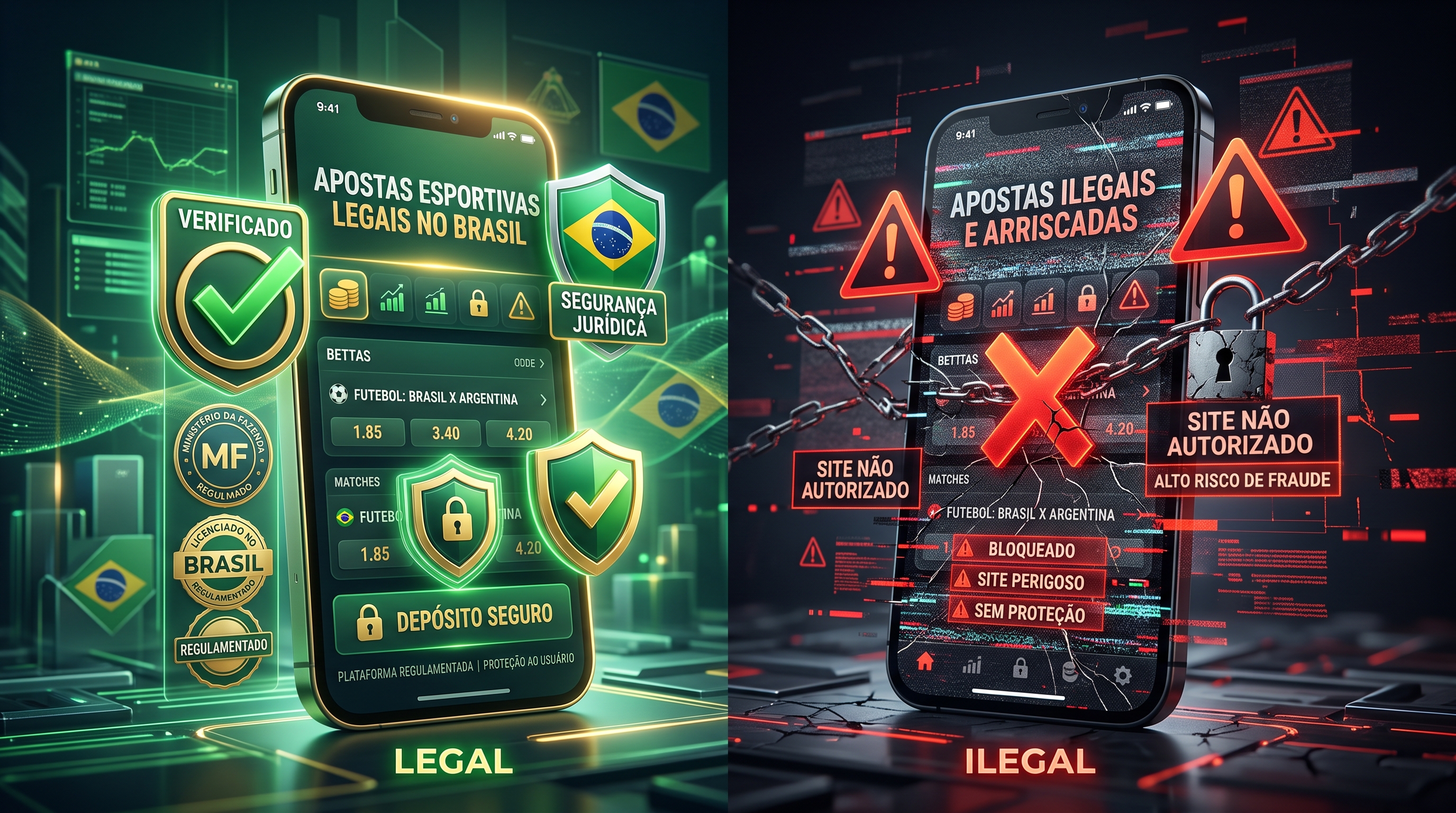 Bets legais x ilegais: como saber se você está apostando numa casa regularizada